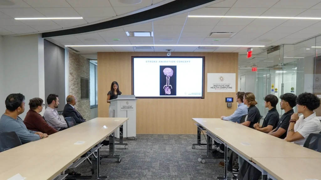 An image of interns at the UM-IHC