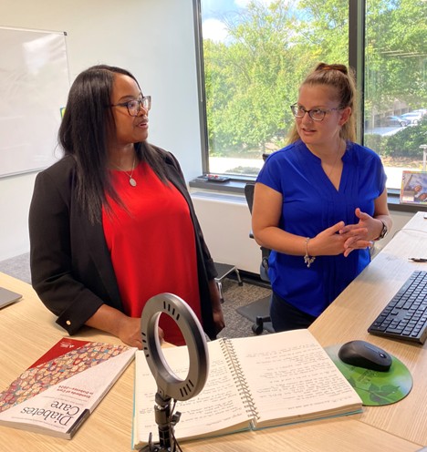 Dr. Kaitlynn Robison-Ector and Dr. Rozalina McCoy