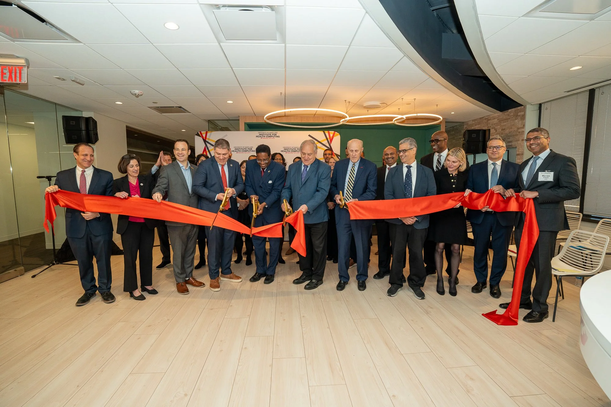 Speaker at the UM-IHC second anniversary ribbon cutting ceremony