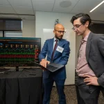 Attendees at the UM-IHC second anniversary ribbon cutting ceremony