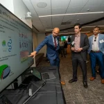 Attendees at the UM-IHC second anniversary ribbon cutting ceremony