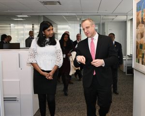 Lt. Governor Aruna Miller and Brad Maron