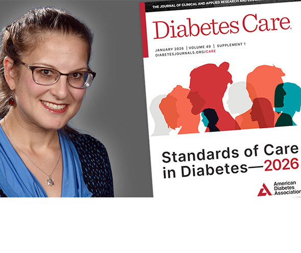 an image of Rozalina McCoy and the Diabetes Care guidelines