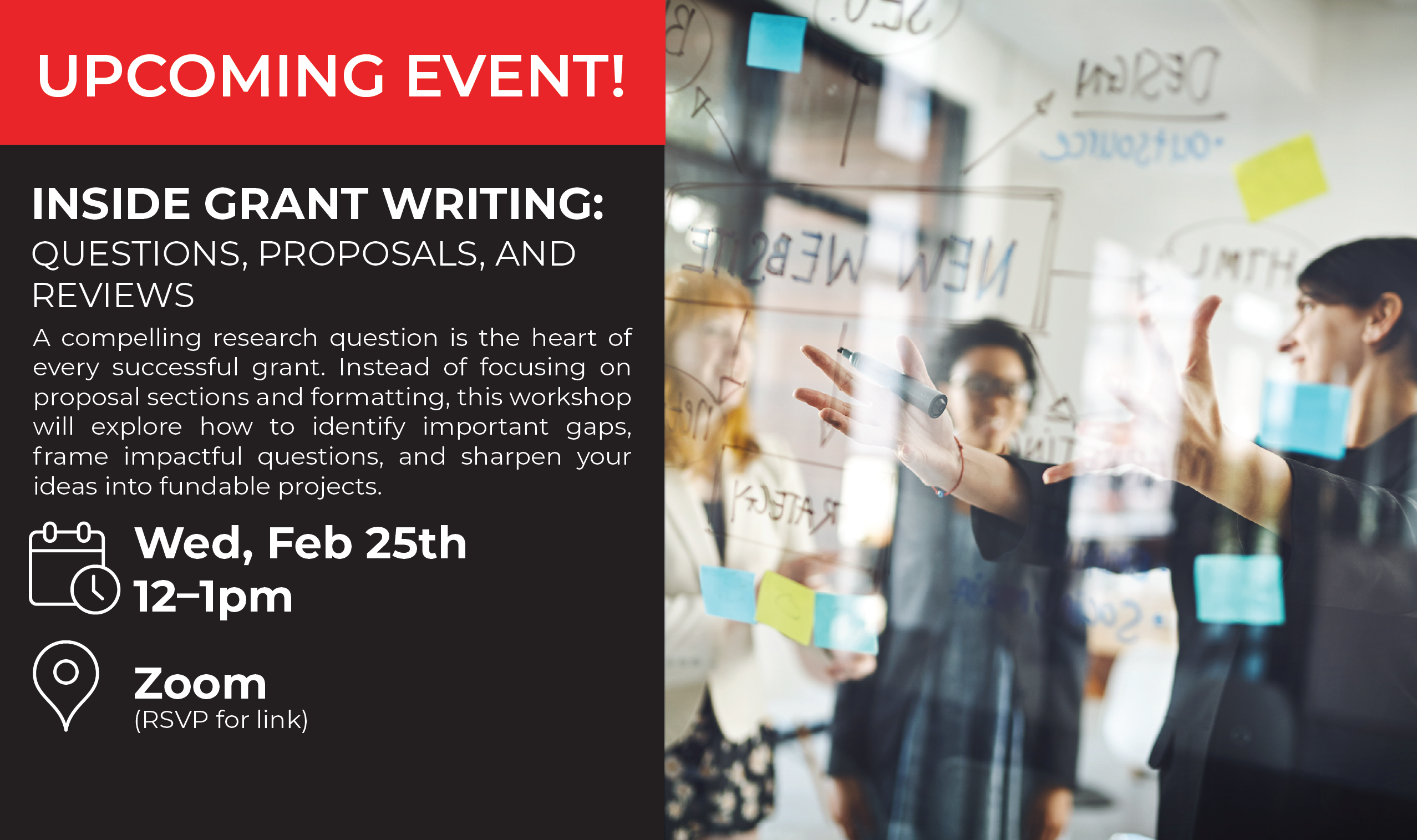 An image listing an upcoming UM-IHC event