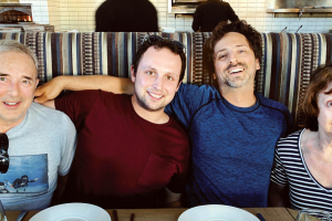 A photo of the Brin family