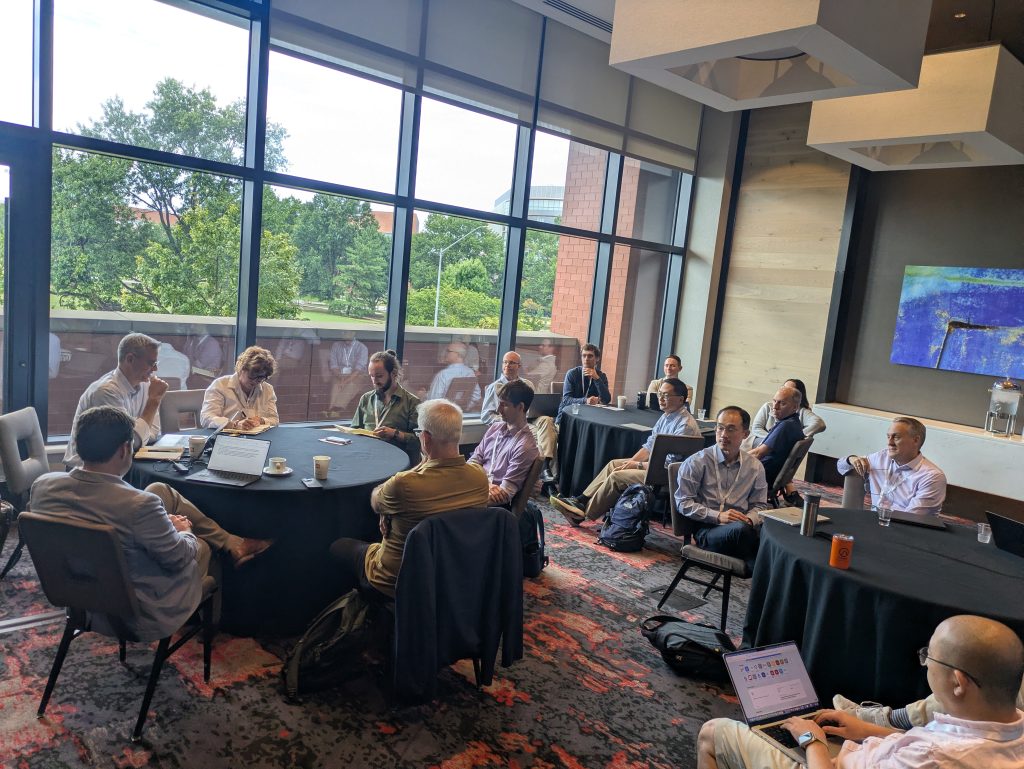 Scenes from the "Envisioning the Future of AI and Chemistry Event"